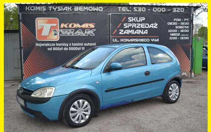 warszawa Opel Corsa cena 3200 przebieg: 188135, rok produkcji 2001 z Warszawa